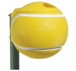 Abfallbehälter Ballform - gelb Durchmesser: ca. 50 cm