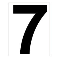 Platz - Ziffer - Schild - Nr. 7