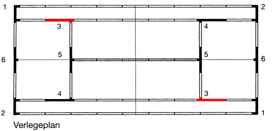 Eck-Verbindungselement 3 für ASS-Linie - 5 cm Einzellinie / Aufschlagspielfeld