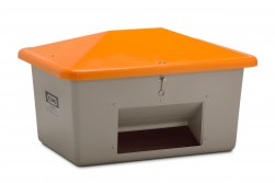 Ziegelmehl - Box 550 l mit Entnahmeöffnung